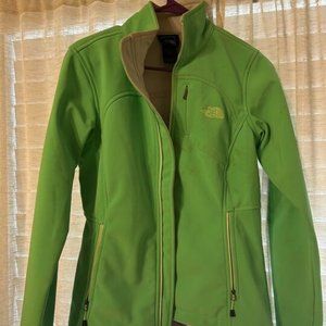 Green North Face Women's Coat